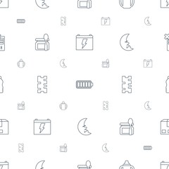 full icons pattern seamless white background