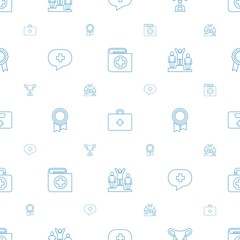 first icons pattern seamless white background