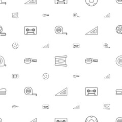 Naklejka premium tape icons pattern seamless white background