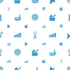antenna icons pattern seamless white background