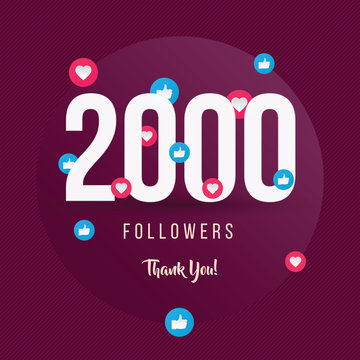 2000 Followers Thank You, Post