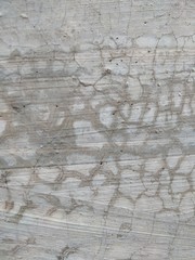  Cracked cement wall texture used for materials in game engine or interior design.