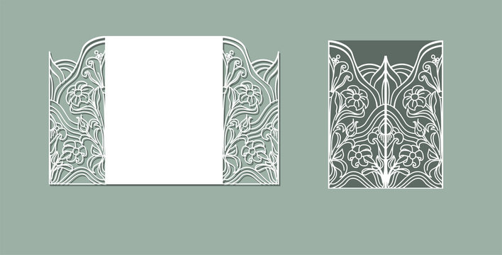 Laser cut panel design.