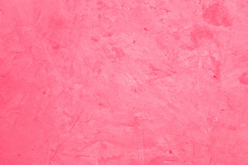 Red Loft Wall Design Decoration. Red Concrete Wall Background Texture Loft Style. 2019 Color Trend.