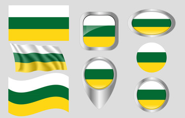 Flag of Barranquitas, Puerto Rico