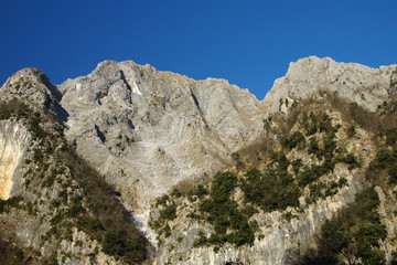 Fototapeta premium mountains in the apuan alps