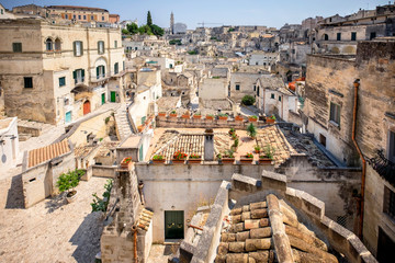 Matera, historic center. UNESCO World Heritage Site, European Capital of Culture 2019. Basilicata, Italy