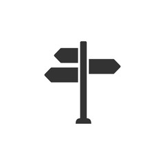 Signpost icon graphic design template vector