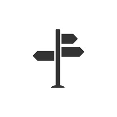 Signpost icon graphic design template vector