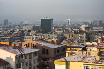 Ankara, Capital city of Turkey at winter time