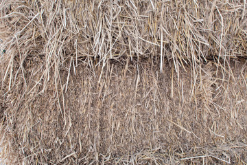 haystack, pile up rice straw background texture