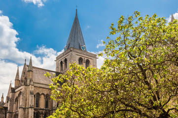 The Cathedral in the City of Rochester in Kent, England