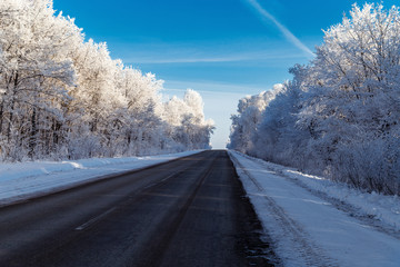 Fototapeta premium Winter in the mountains