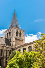 The Cathedral in the City of Rochester in Kent, England