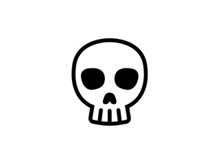 skull human head logo