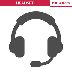 Fototapeta na wymiar Headset Icon