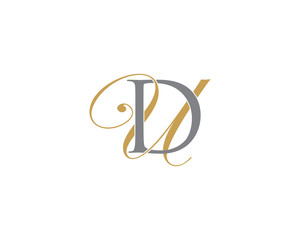 DU UD Letter Logo Icon 002
