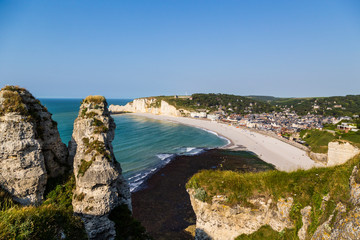 Obraz premium Etretat Cliffs, Northern France, Normandy, France