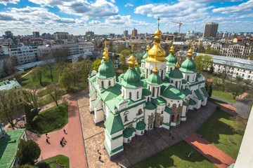 The famous St. Sophia Cathedral in Kiev