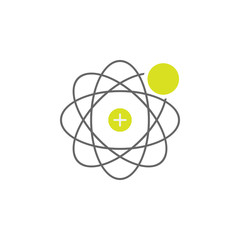 Atom, orbit icon. Element of Science experiment icon for mobile concept and web apps. Detailed Atom, orbit can be used for web and mobile