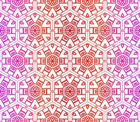 Unique, abstract geometric pattern. Seamless vector illustration. For fantastic design, wallpaper, background, print.