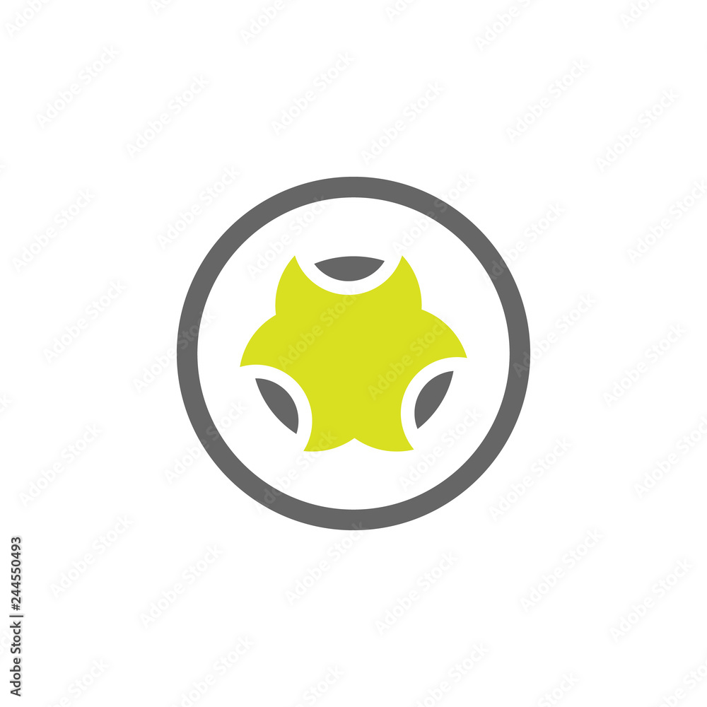 Aufkleber biohazard , danger icon. element of science experiment icon for mobile concept and web apps. detaile