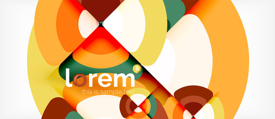 Obraz premium Circle abstract background