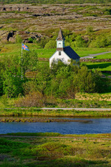 Kirche von Pingvellir, Island