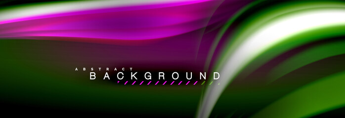 Blurred fluid colors background, abstract waves lines, mixing colours with light effects on light backdrop. Vector artistic illustration for presentation, app wallpaper, banner or posters