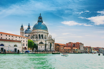 Fototapeta na wymiar Basilica Santa Maria della Salute, Venice, Italy
