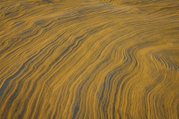 Yellow sand, abstraction.