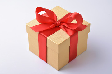 Box with ribbon