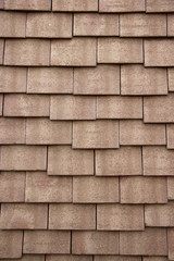 Ceramic roof tiles background