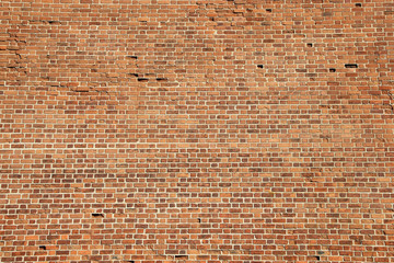 Old shabby brick wall