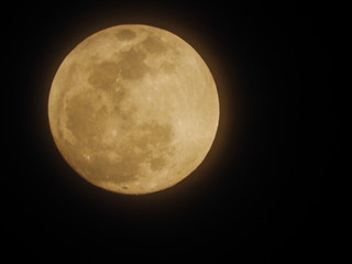 full moon in the sky