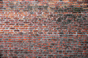 Old shabby brick wall