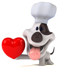 Fun dog - 3D Illustration