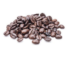 Coffee beans. Isolated on a white background