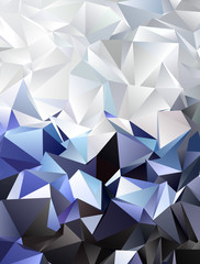 Fototapeta premium Abstract Low-Poly triangular modern background