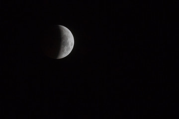 Mondfinsternis mit Blutmond am 21. Januar 2019