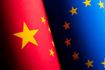 Flag of China and European union