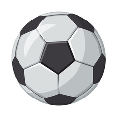 Vector illustration of soccer and gear symbol. Collection of soccer and tournament stock vector illustration.
