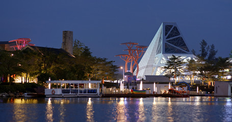OCT harbour at night