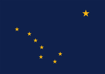 Alaska State Flag Vector