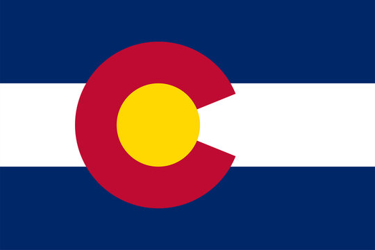 Colorado State Flag Vector