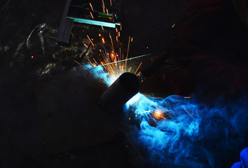 welder at work