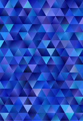 Abstract Low-Poly triangular modern background