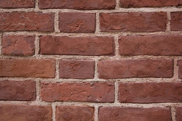 Texture brick wall. Background. Bricks and concrete