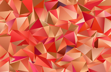 Obraz premium Abstract Low-Poly triangular modern background