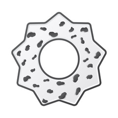 Vector design of biscuit and bake symbol. Set of biscuit and chocolate stock vector illustration.